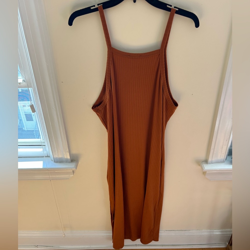 Love J Brown racerback Plus Size Bodycon dress - RAINBOWSHOPS